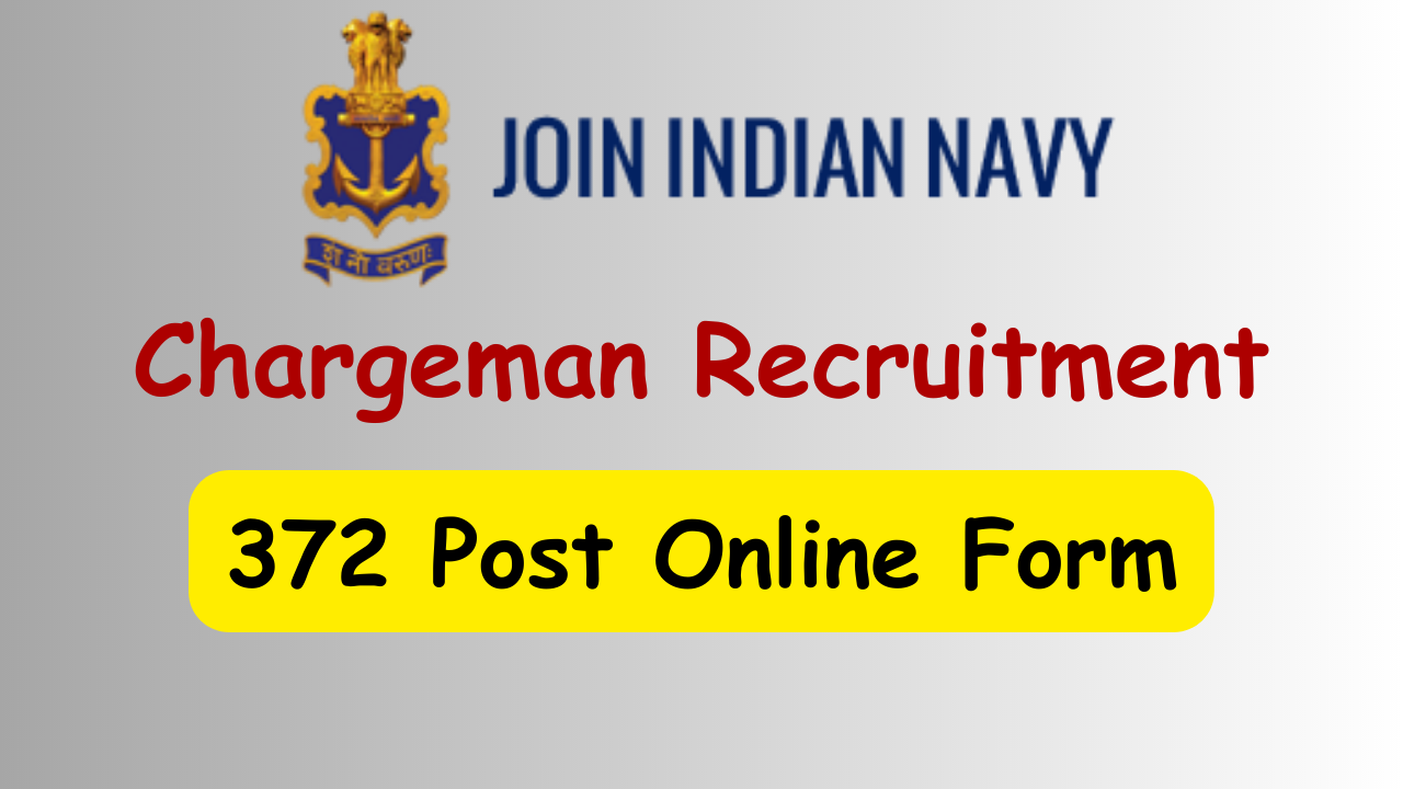 Indian Navy Chargeman Recruitment 2023: Vacancies, Eligibility, Exam Pattern and more