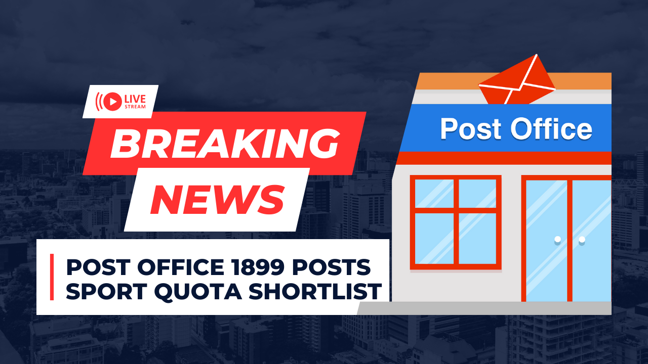 पोस्ट ऑफिस स्पोर्ट कोटा १८९९ पदांची निवड यादी प्रसिद्ध | Sport Office sport quota shortlist 2023
